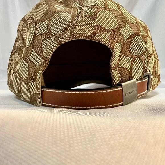 Coach Tan and Brown Patterned Cap - Picture 3 of 8